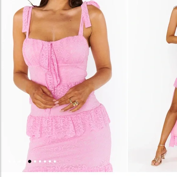 Monique Tie Maxi Dress - Picture 1 of 4